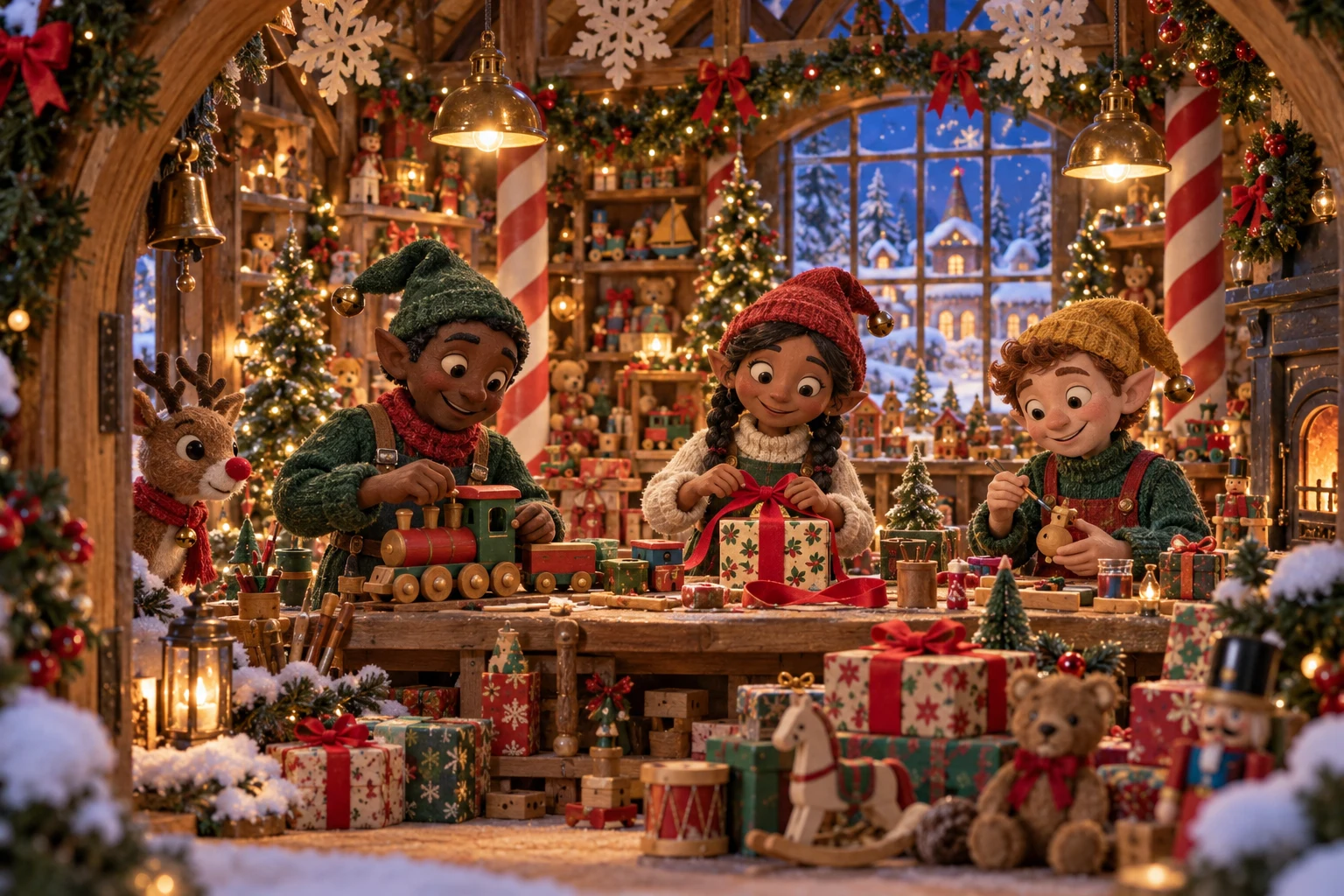 The North Pole Workshop | A little room for Christmas